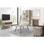 GRADE A1 - Industrial Wooden Coffee Table with Black Metal Legs - Kuta