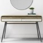 Rustic Console Table with Drawers in Reclaimed Solid Wood - Kuta