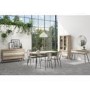 Rustic Console Table with Drawers in Reclaimed Solid Wood - Kuta