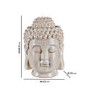 Ceramic Buddha Head Water Feature with LED Lights