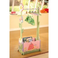 Teamson Magic Garden Clothing Rack Incl 4 Hangers