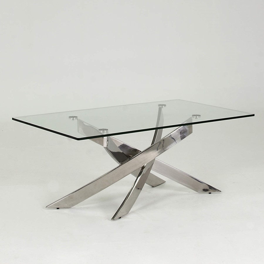 GRADE A1 - Wilkinson Furniture Kalmar Glass Coffee Table