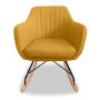 Vida Living Rocking Chair in Mustard Yellow - Katell 
