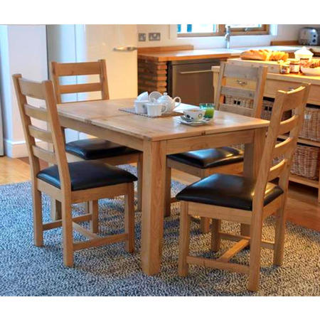 Wilkinson Furniture Klara Pair of Ladder Back Dining Chairs in Oak