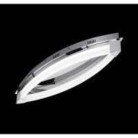 LED Ceiling Light in Chrome & Semi Flush Fitting - Vannes