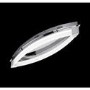 LED Ceiling Light in Chrome & Semi Flush Fitting - Vannes