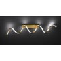 Gold Ceiling Light with Curved LED - Russell