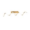 Gold Ceiling Light with Curved LED - Russell