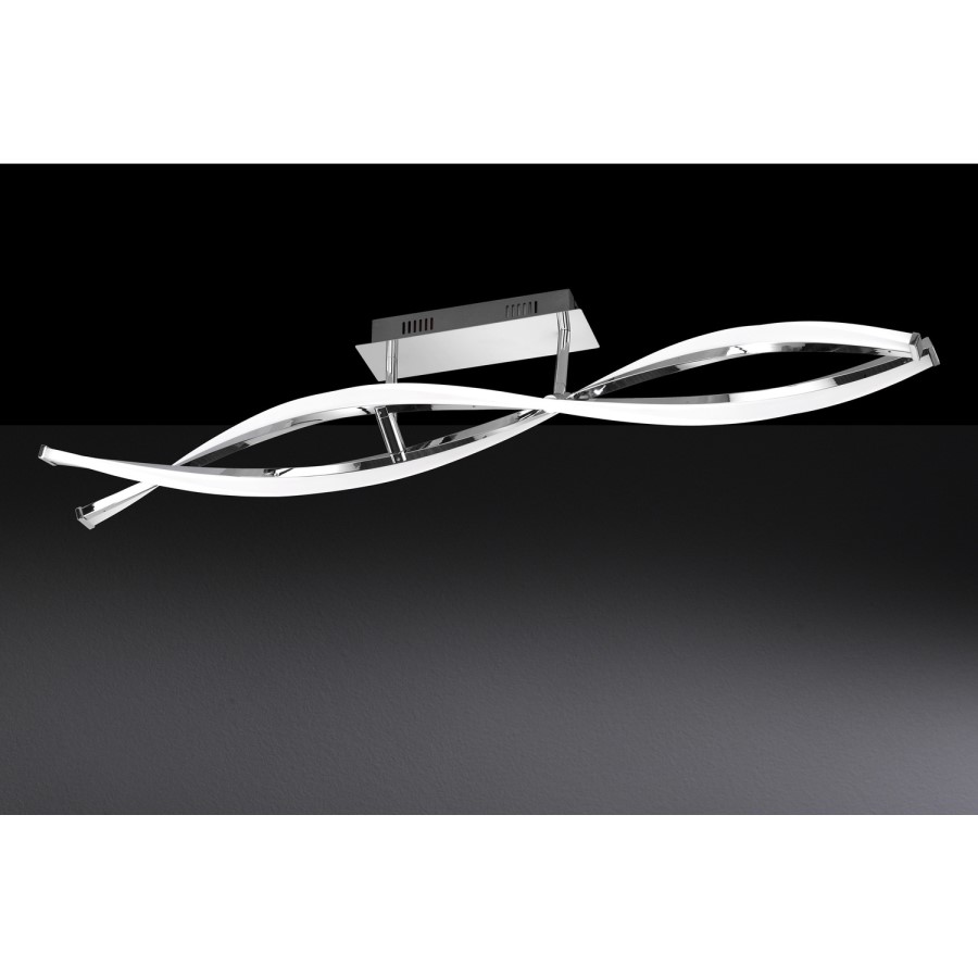 Wofi Idana LED Ceiling Light with Twist Design