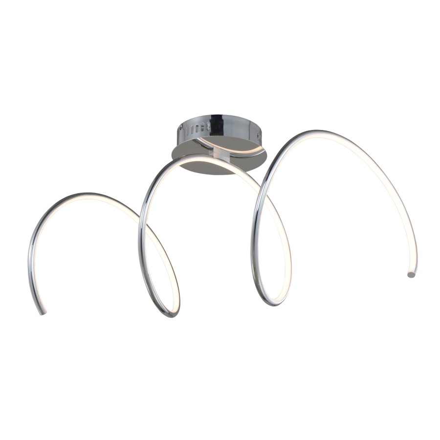 WOFi Unique LED Ceiling Light with Chrome Finish