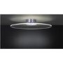 Chrome Ceiling Light with Acrylic Shade - Coco