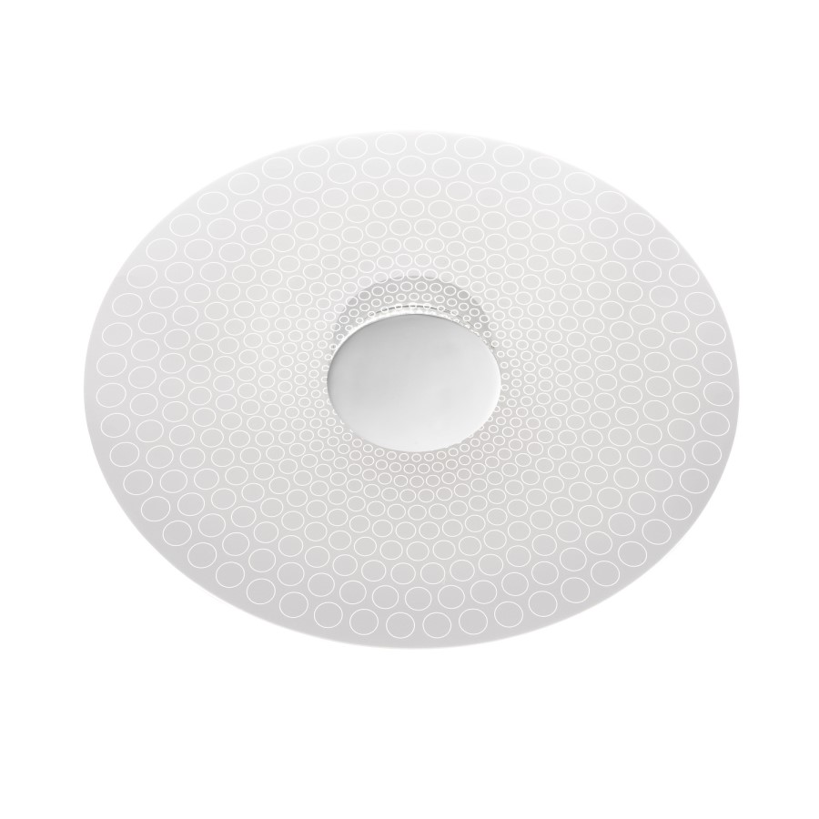 Chrome Ceiling Light with Acrylic Shade - Coco