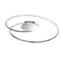 Opus White LED Ceiling Light with Modern Spiral Design
