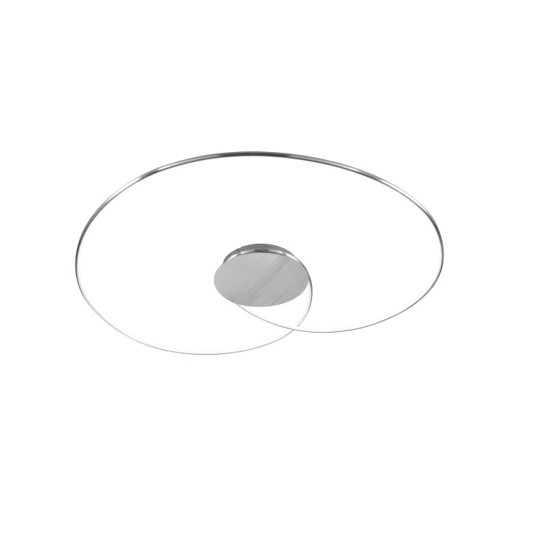 WOFi Spiral LED Small Ceiling Light in Chrome