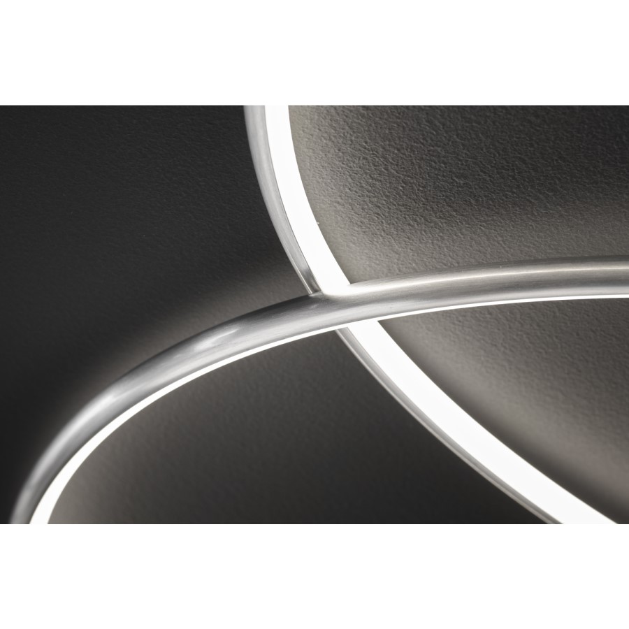LED Ceiling Light with Chrome Sprial - Opus