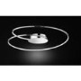 LED Ceiling Light with Chrome Spiral & Flush Fitting - Louis 