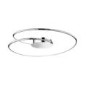 LED Ceiling Light with Chrome Spiral & Flush Fitting - Louis 