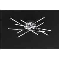 WOFi LED Ceiling Light with Modern Design in Chrome