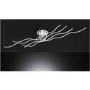 LED Ceiling Light in Chrome with Flush Fitting - Linee 