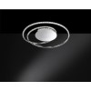 LED Ceiling Light with Silver Spiral - Opus