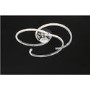 LED Ceiling Light with Chrome Crystal Beads - Kansas