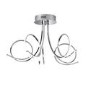 WOFi LED Chrome Cyrano Ceiling Light in Art Design