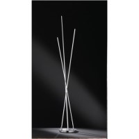 Floor Lamp with Chrome Cross Over Design - Camp Floor Lamp with Chrome Cross Over Design - Camp