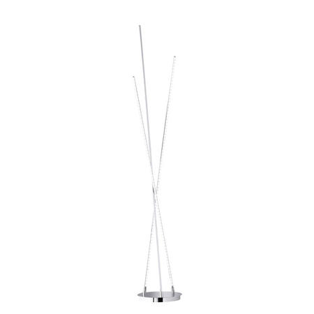 Floor Lamp with Chrome Cross Over Design - Camp
