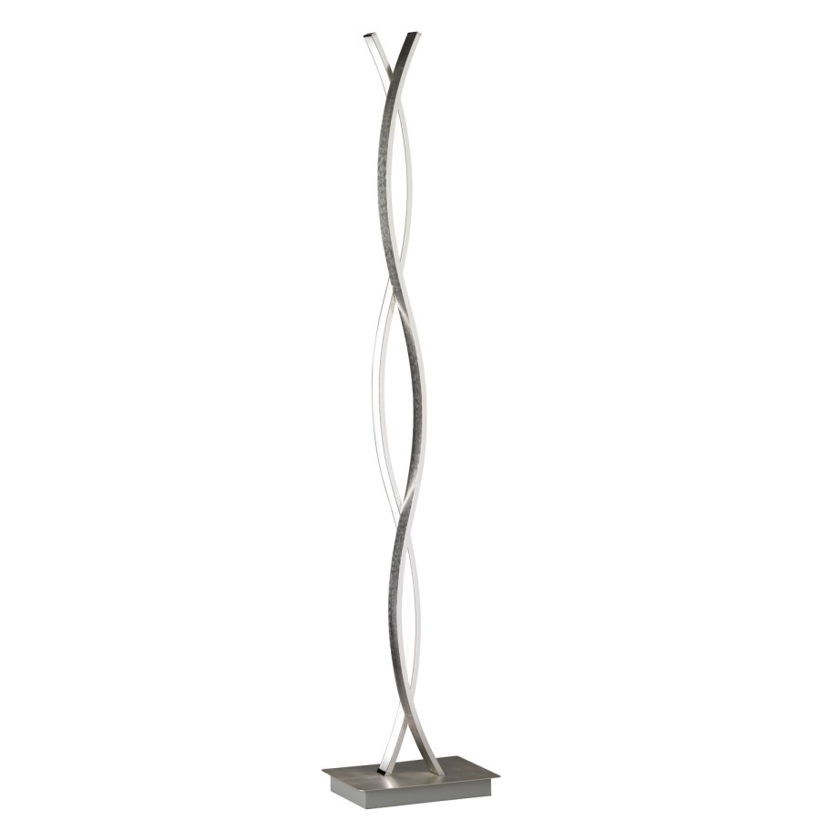 Floor Lamp in Chrome with Twisting Arms - Segura