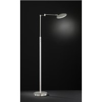 Silver Floor Lamp with Extendable Neck - Lou