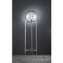 Floor Lamp with Glass Shade & 3 Chrome Legs - Ronda