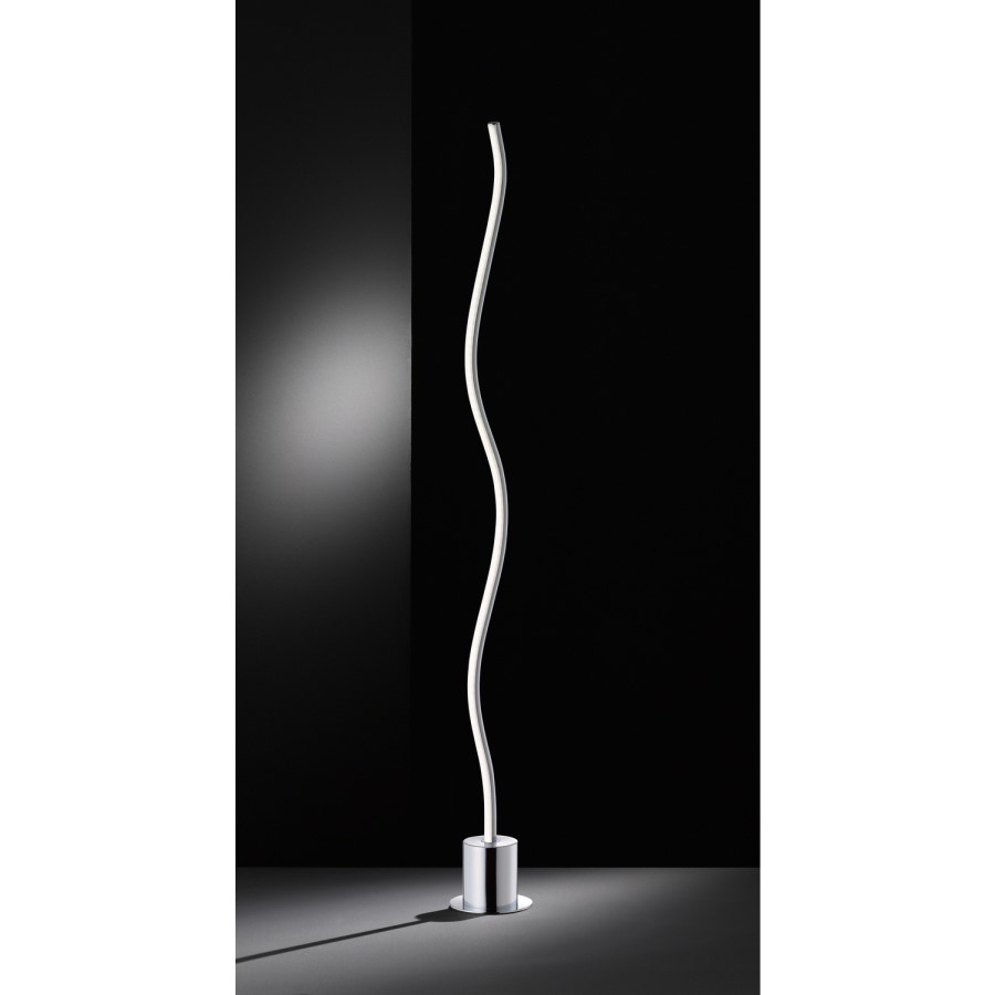 WOFi LED Floor Lamp in Chrome - Medium - Linee Range