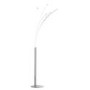 Floor Lamp in Chrome with 5 LED Lights - Linee