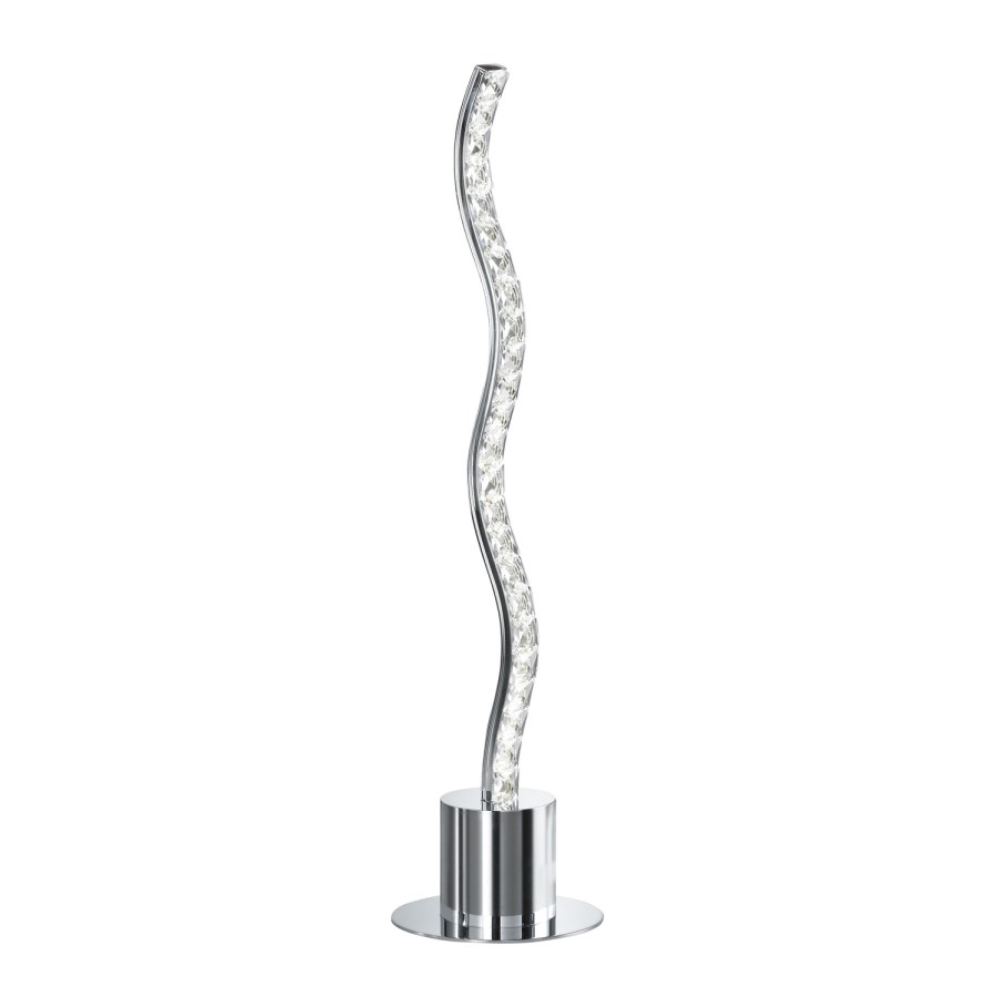 WOFi LED Table Lamp with Chrome & Glass Finish - Ammari Range