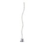 LED Floor Lamp in Chrome & Glass - Ammari 