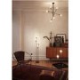 Floor Lamp in Black & Gold with 4 Lights - York