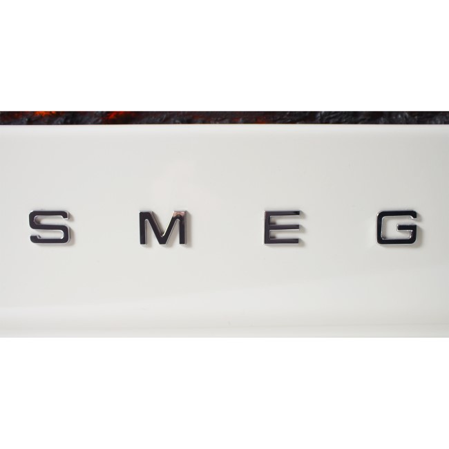 Smeg Modern Wall Mount Electric Fire - Cream