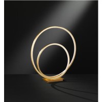 Gold Table Lamp with LED Loop - Loris
