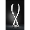 Chrome LED Table Lamp with Twist Design - Idana