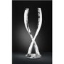 Chrome LED Table Lamp with Twist Design - Idana