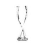 Chrome LED Table Lamp with Twist Design - Idana