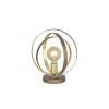 Table Lamp in Gold with Cicular Design - Cordoba