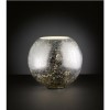Table Lamp with Crackled Silver Finish - Fara