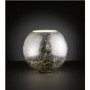 Table Lamp with Crackled Silver Finish - Fara