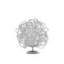 Table Lamp with Silver Effect Finish - Apart 