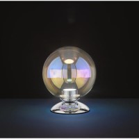 Chrome Table Lamp with Small Bubble Effect - Mia 