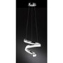 Chrome Pendant Light with LED & Spiral Design - Fare
