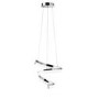 Chrome Pendant Light with LED & Spiral Design - Fare