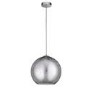 Silver Pendant Light with Crackled Effect - Fara