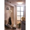 Silver Pendant Light with Crackled Effect - Fara
